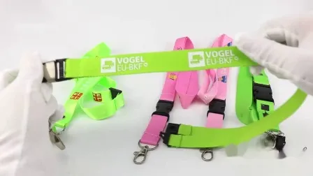 Heißer kundenspezifischer Nylonmaterial-Seidendruck-Lanyard-Druck