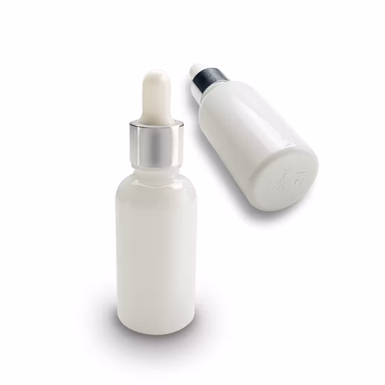 Leere kleine Probe-Airless-Flasche, mattweiß, 5 ml, 10 ml, 15 ml, 30 ml, Airless-Flaschen aus PP-Kunststoff