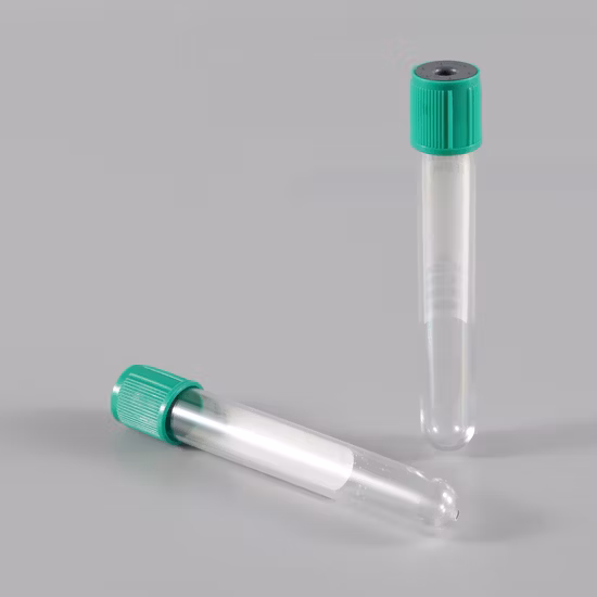 Medizinisches Krankenhaus, Einweg-Kunststoff, PP/Haustier/Glas, violette Kappe, Gerinnungsaktivator, Natriumcitrat, 5 ml, K2 K3 EDTA, violette Kappe, Vakuum-Serum-Blutentnahmeröhrchen