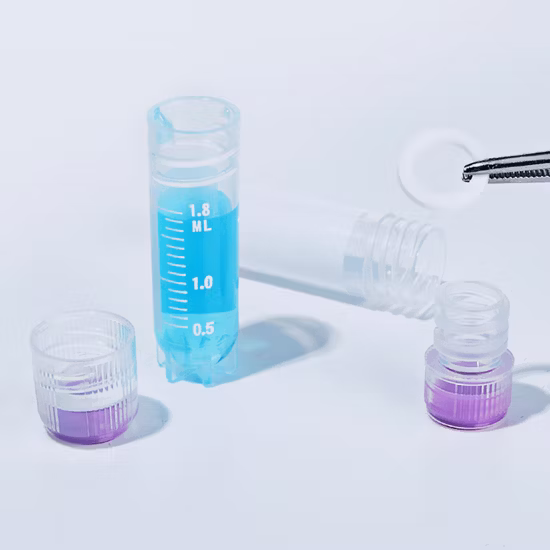 2,0-ml-Kryofläschchen, sterile Rnase- und DNA-freie Einwegseite